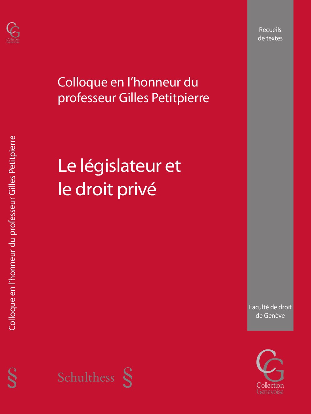Le legislateur et le droit privé