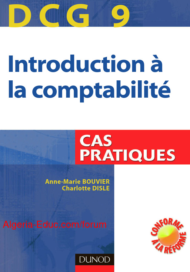 DCG 9. Introduction à la comptabilité - Cas pratiques