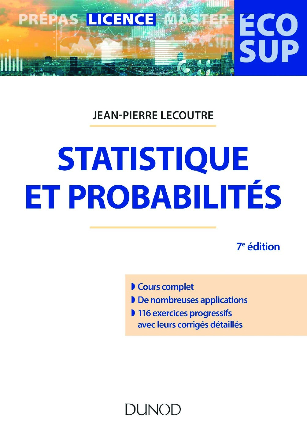 Statistique et probabilités : Cours et exercices corrigés Ed. 7