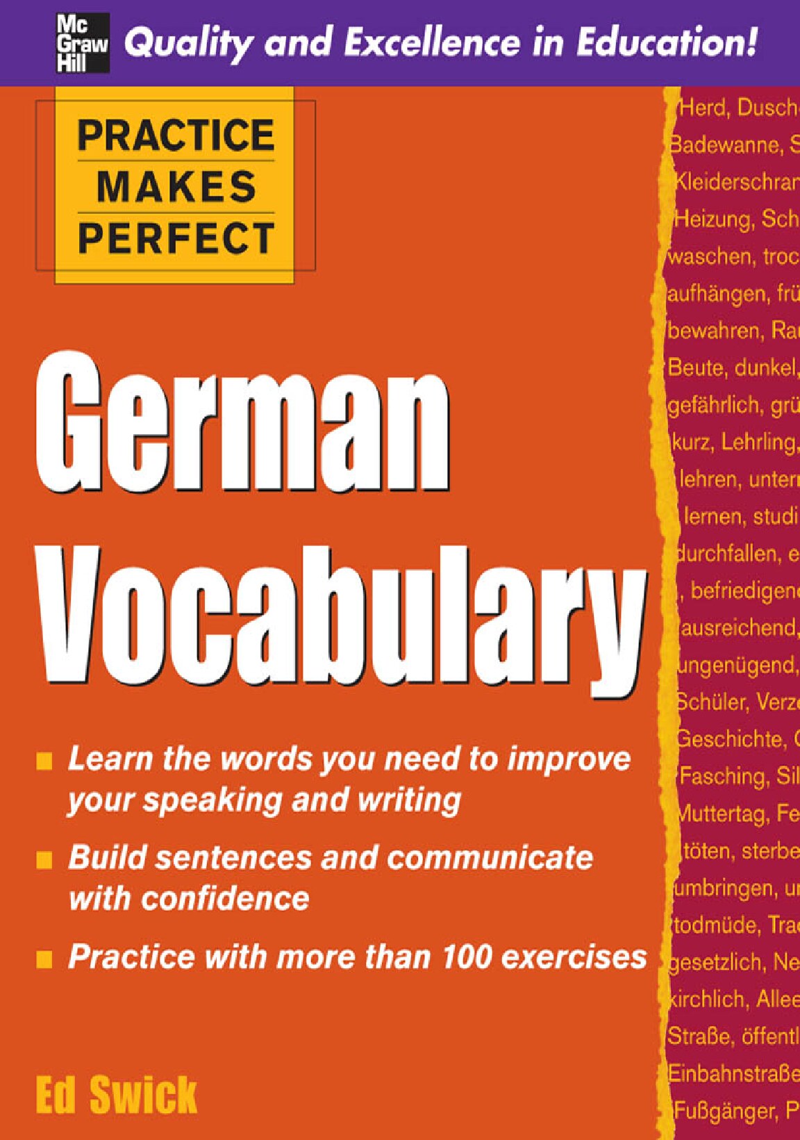 Practice Makes Perfect: German Vocabulary (Practice Makes Perfect Series)