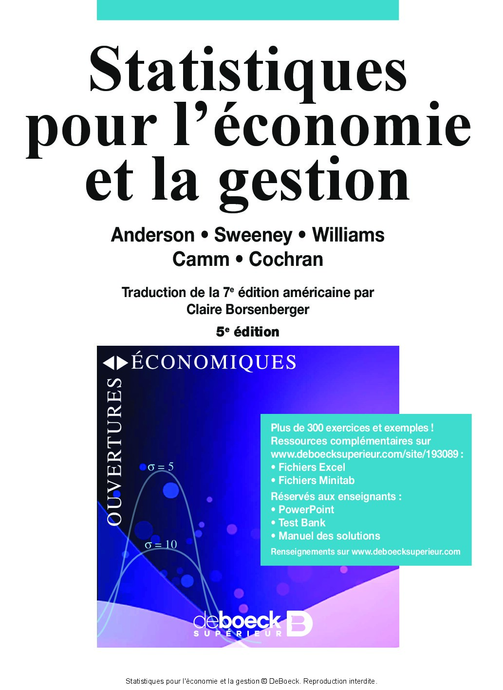 Statistiques pour l’économie et la gestion