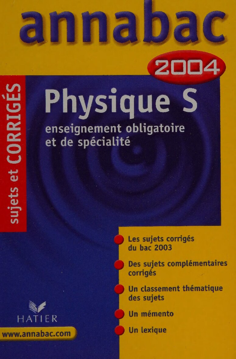 Physique S : enseignement obligatoire et de spécialité