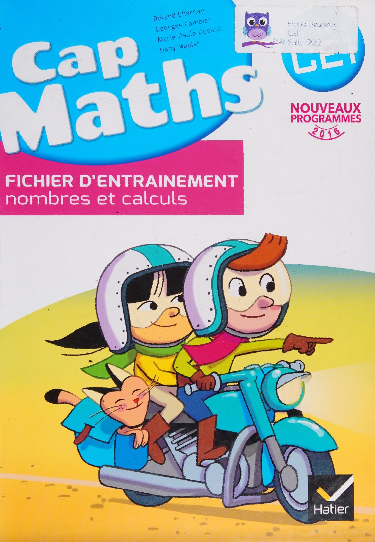 Cap Maths CE1 éd. 2016 - Fichier d'entrainement PAS VENDU SEUL