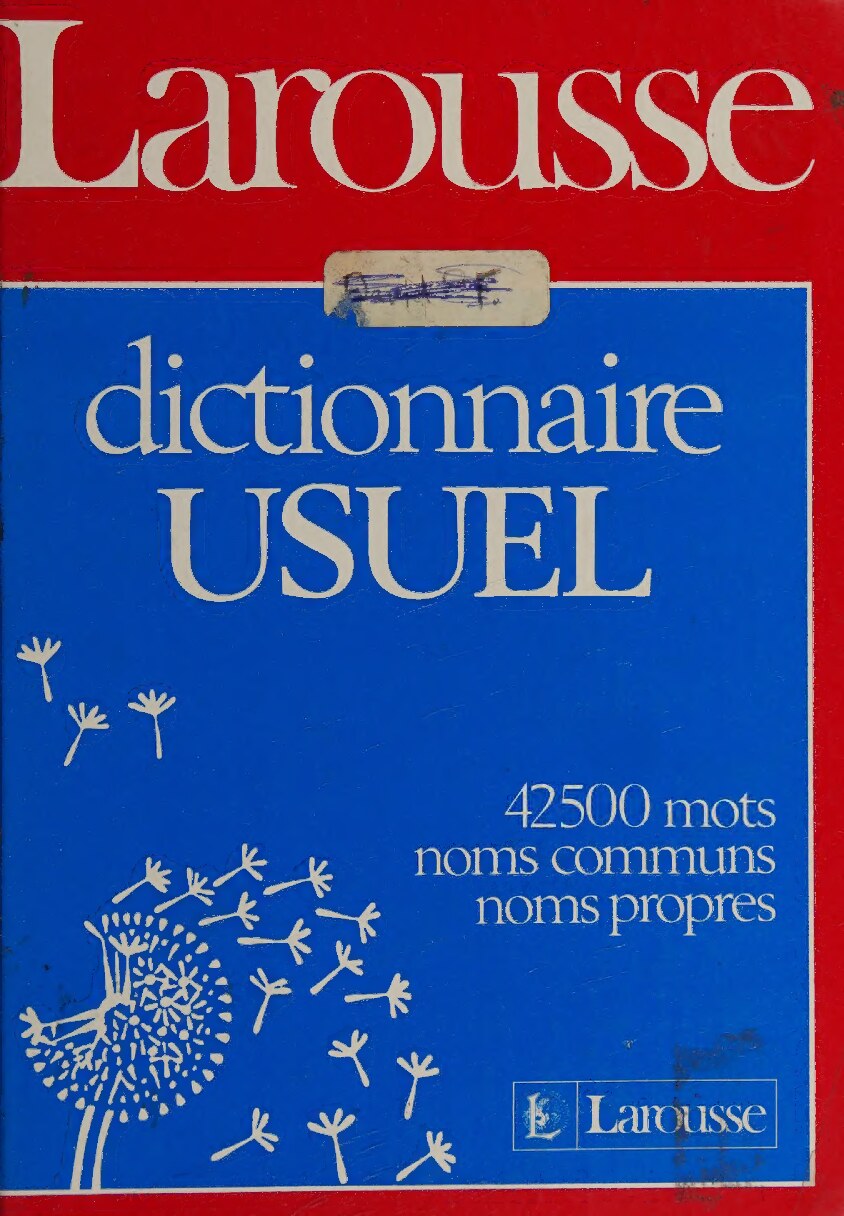 Dictionnaire Usuel Larousse