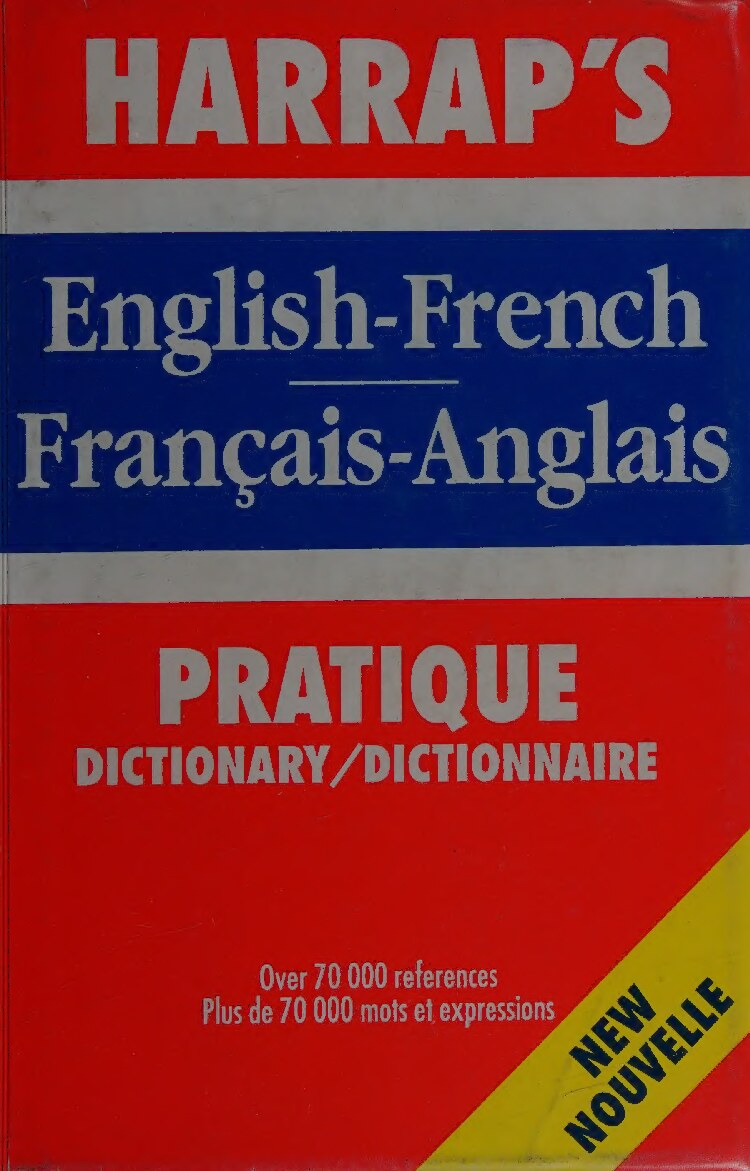 Harrap's pocket plus English-French dictionary = dictionnaire français-anglais