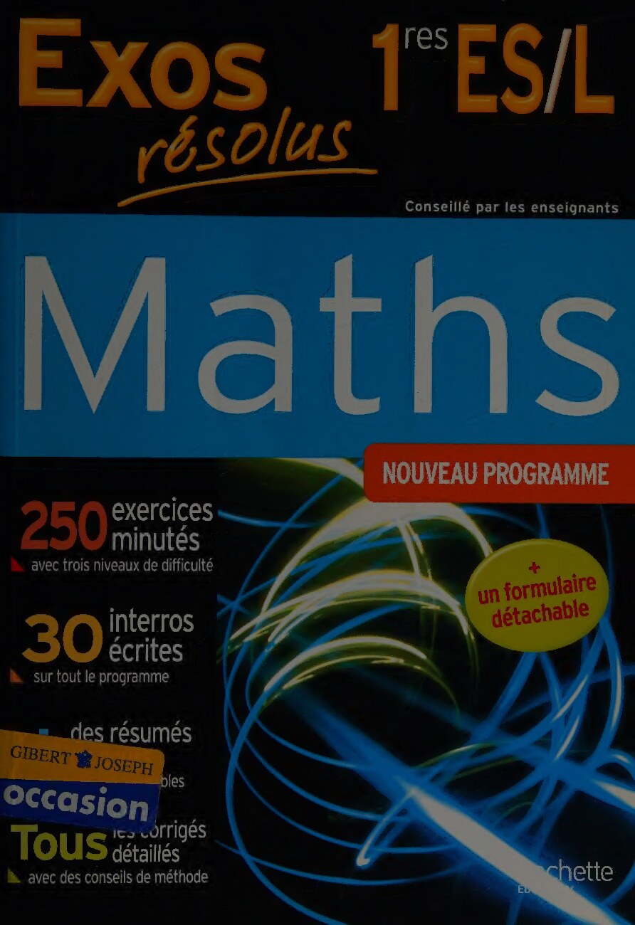 Maths 1e ES/L (French Edition)