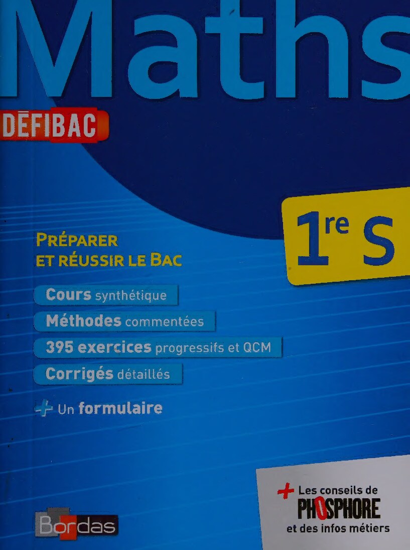 Maths 1re S