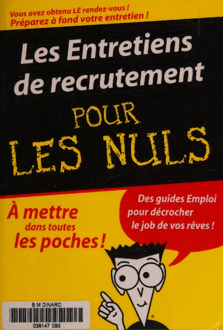 Les Entretiens de recrutement pour les Nuls