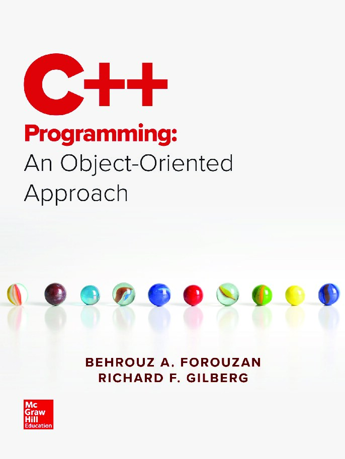 C++ PROGRAMMING: AN OBJECT-ORIENTED APPROACH