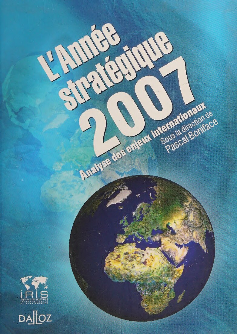 L'année stratégique : analyse des enjeux internationaux 