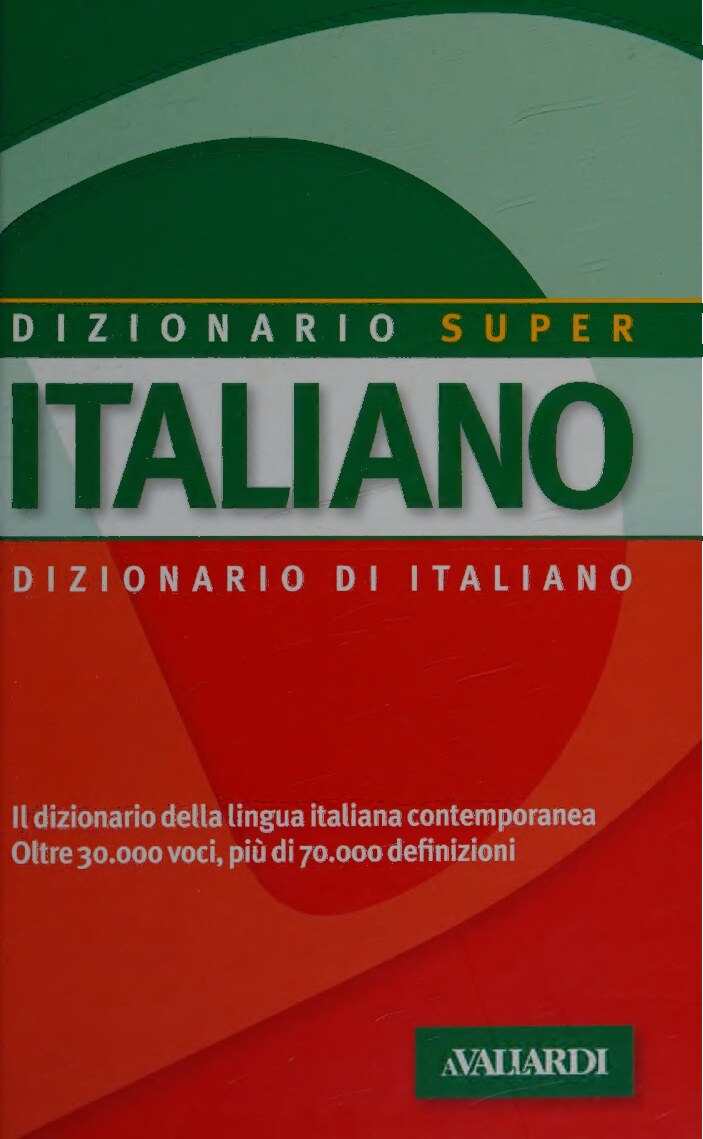 Dizionario italiano
