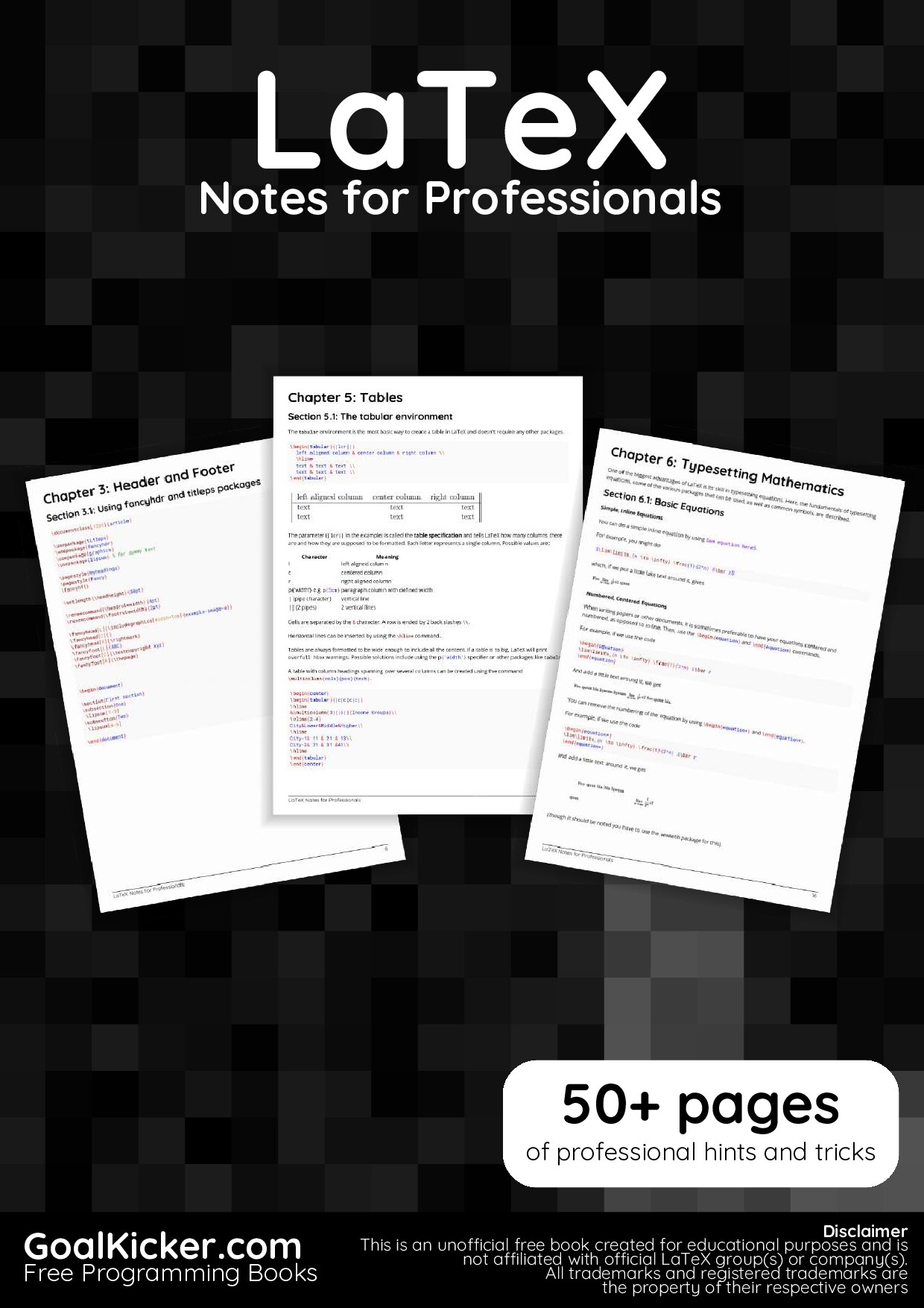 LaTeX Notes for Professionals