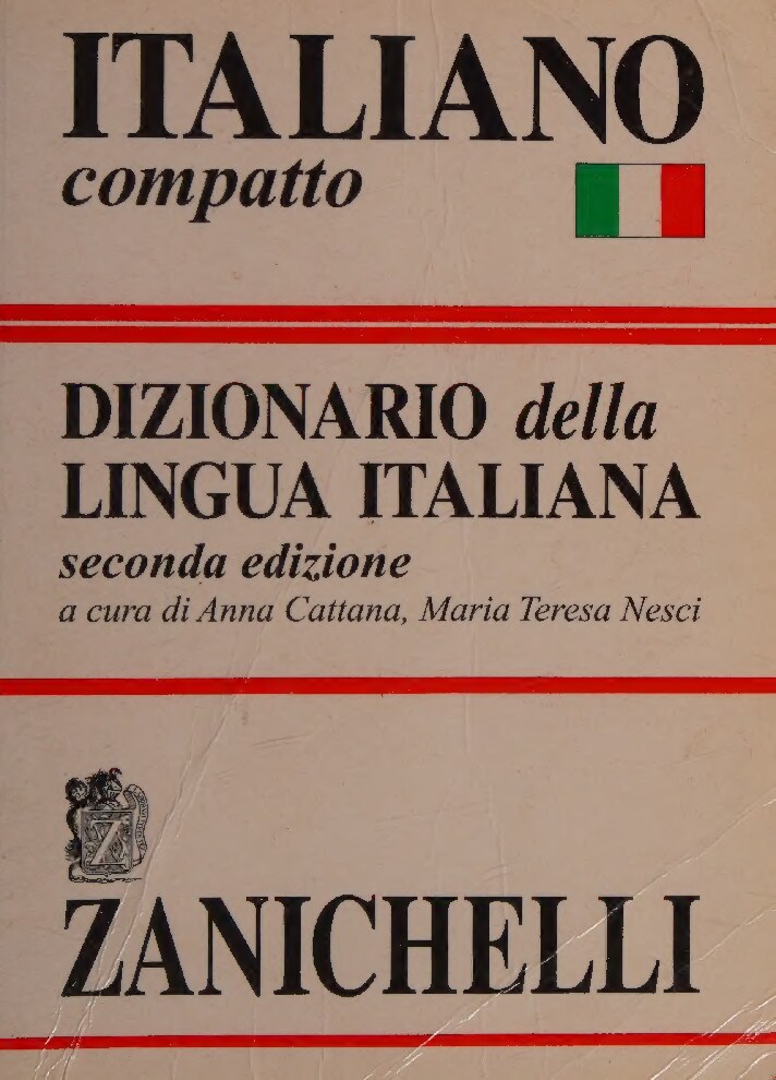 Italiano. Dizionario Compatto Della Lingua Italiana