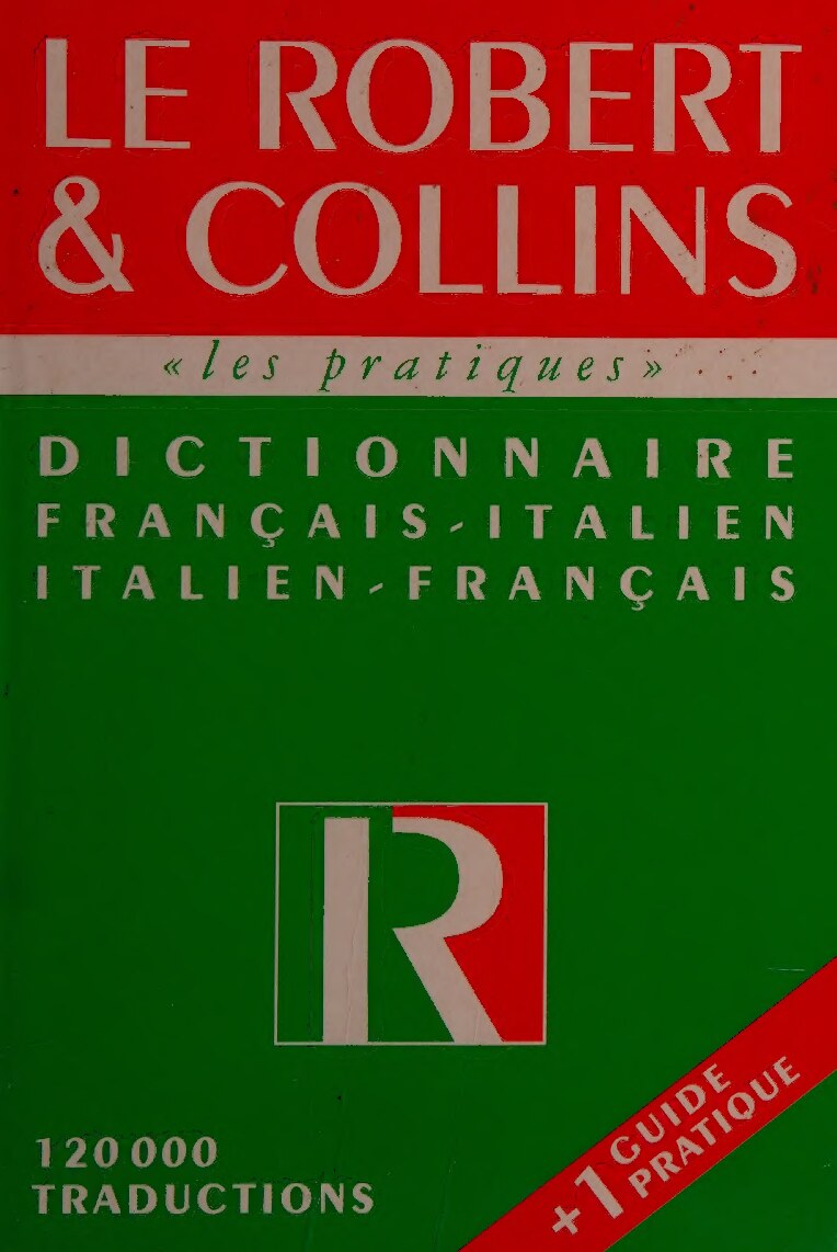 Dictionnaire français-italien, italien-français 