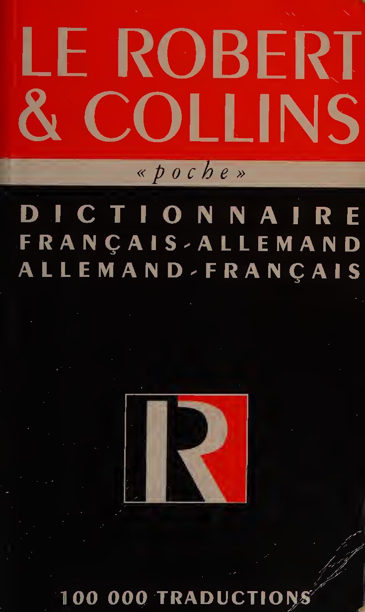 Le Robert & Collins poche : dictionnaire français-allemand, allemand-français