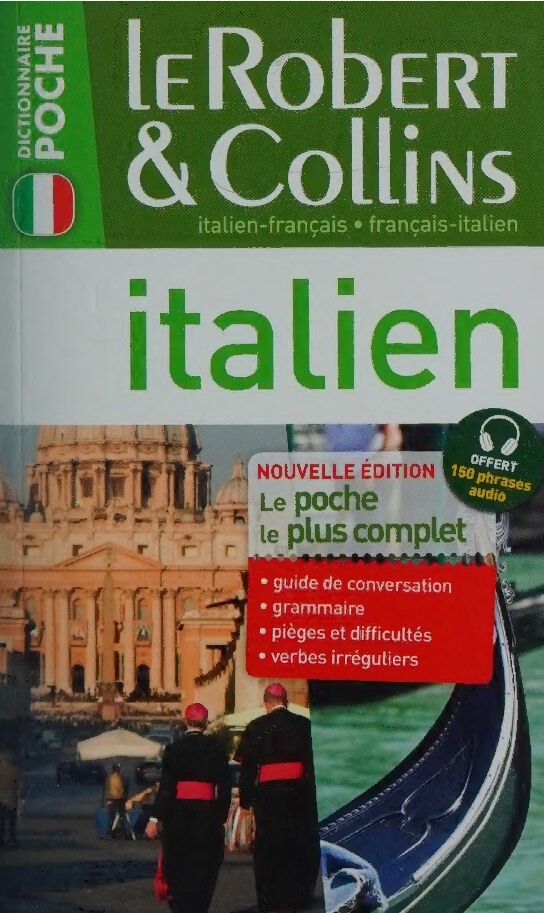 Le Robert & Collins poche, italien français-italien, italien-français