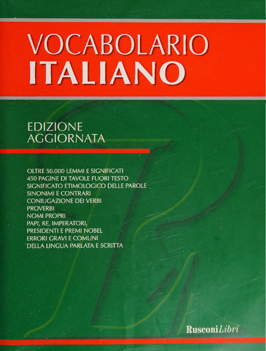 Vocabolario italiano
