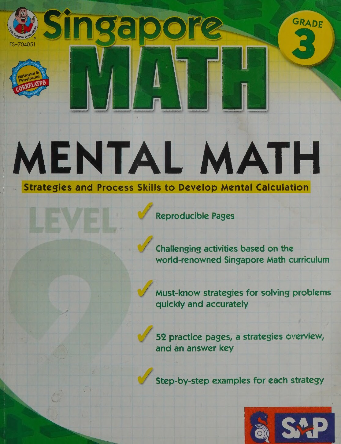 Mental math. Grade 3 : strategies and process skills to develop mental calculation