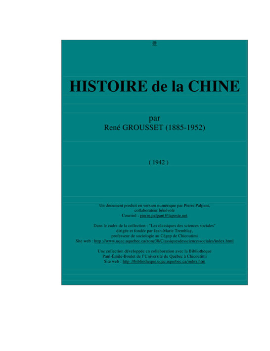 Histoire de la Chine