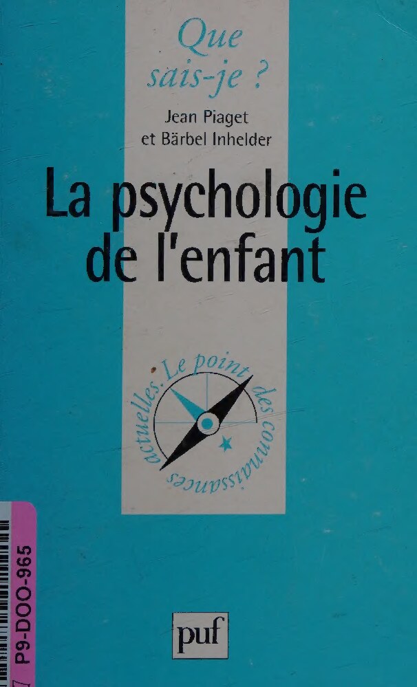 La psychologie de l'enfant