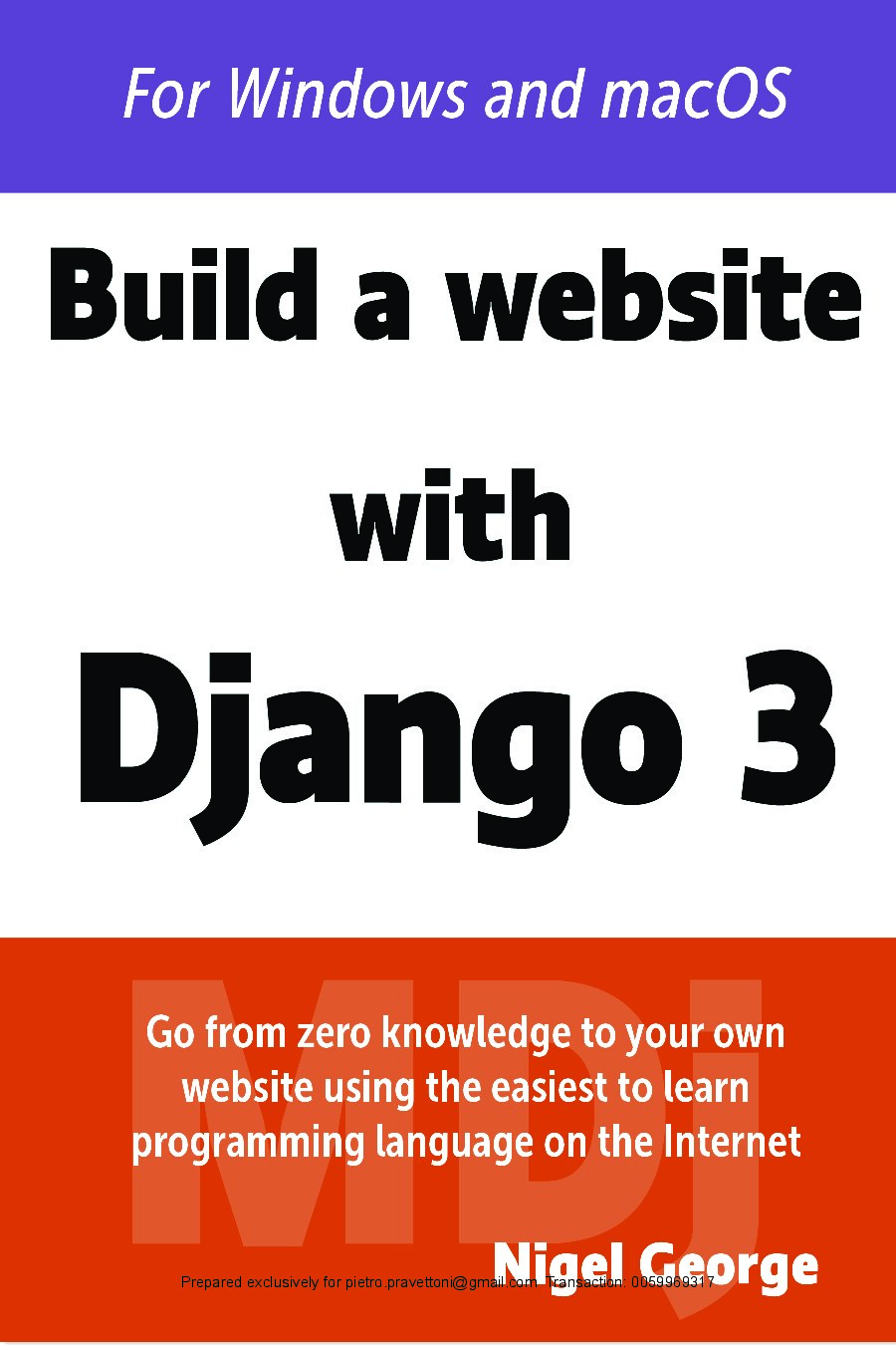 Build a Website with Django 3