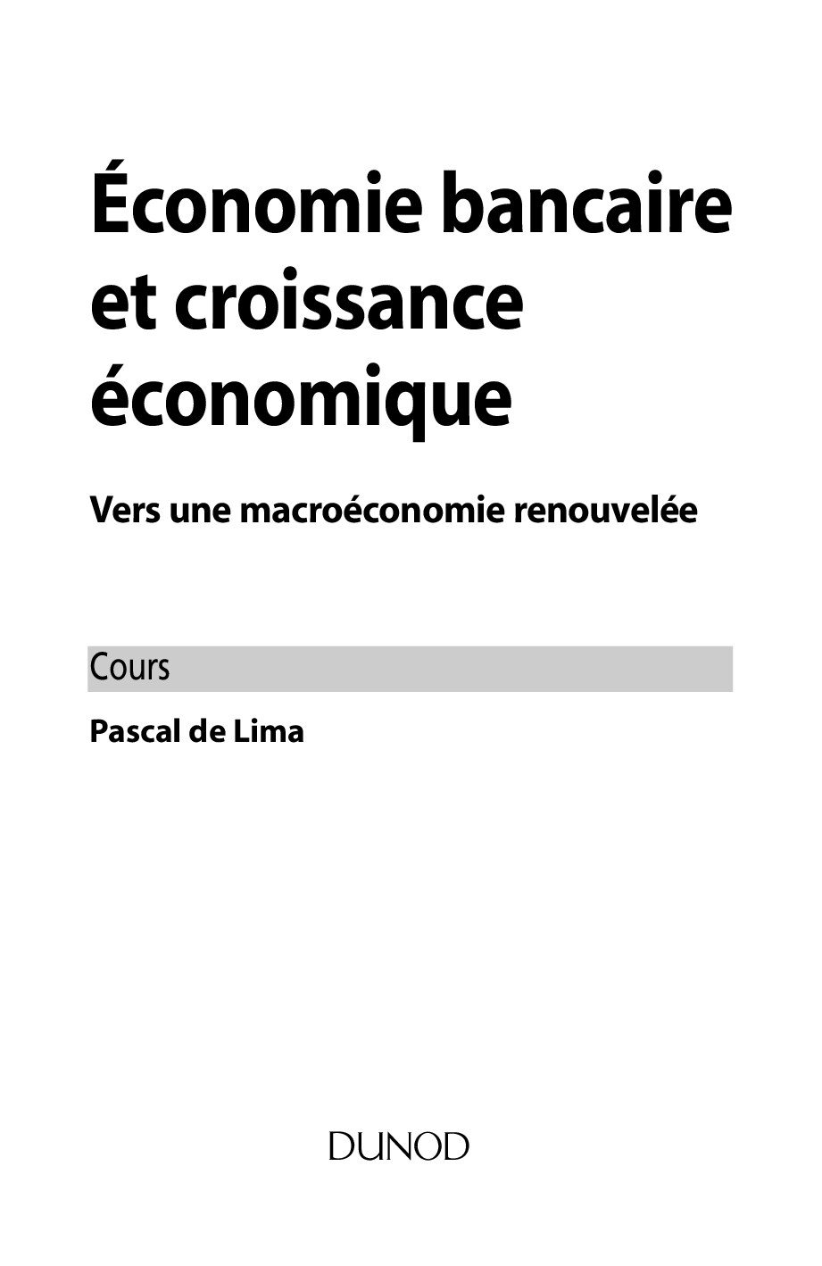 Economie bancaire et croissance economique