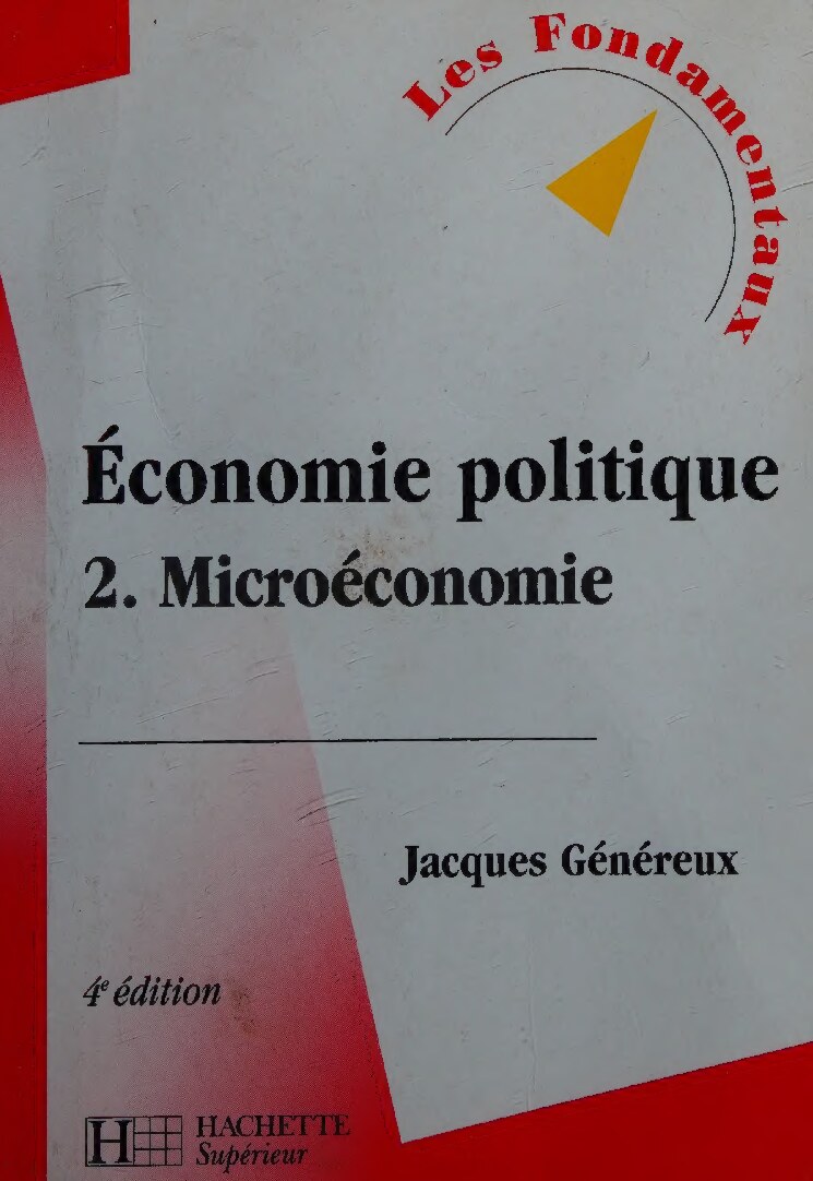 Économie politique 