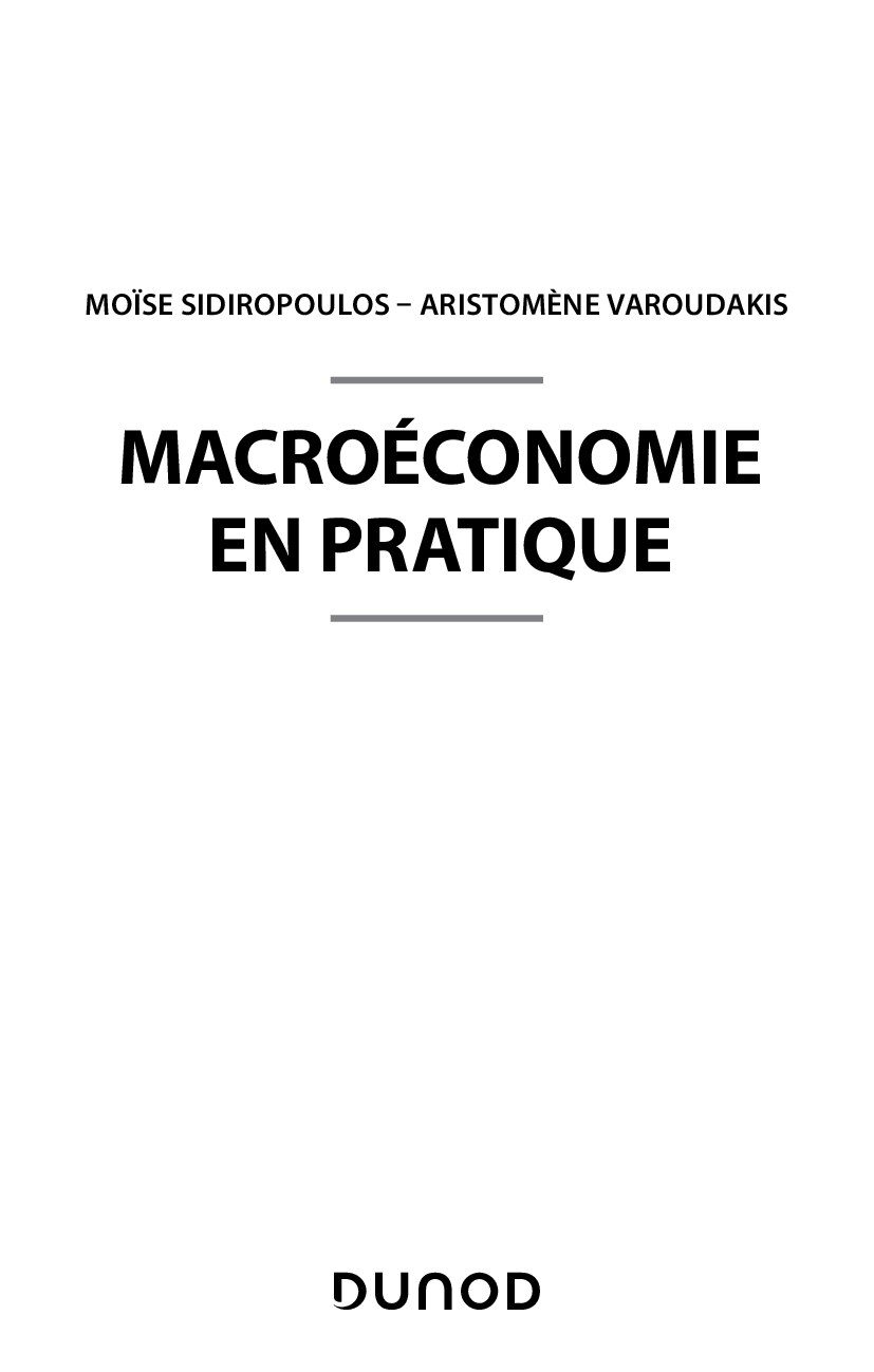 MACROÉCONOMIE EN PRATIQUE
