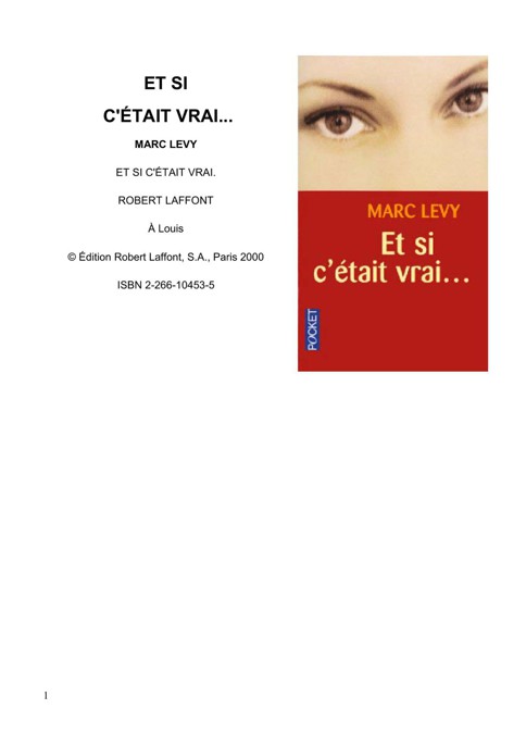 Et si c'était vrai