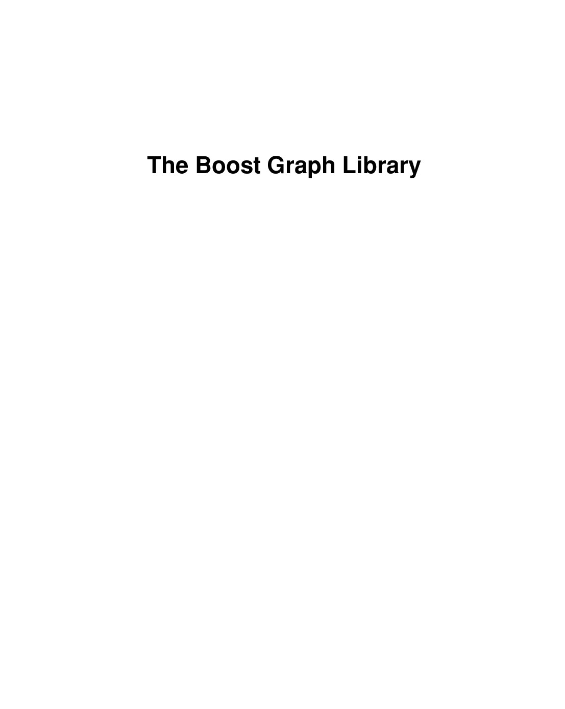 boost graph library - 未知