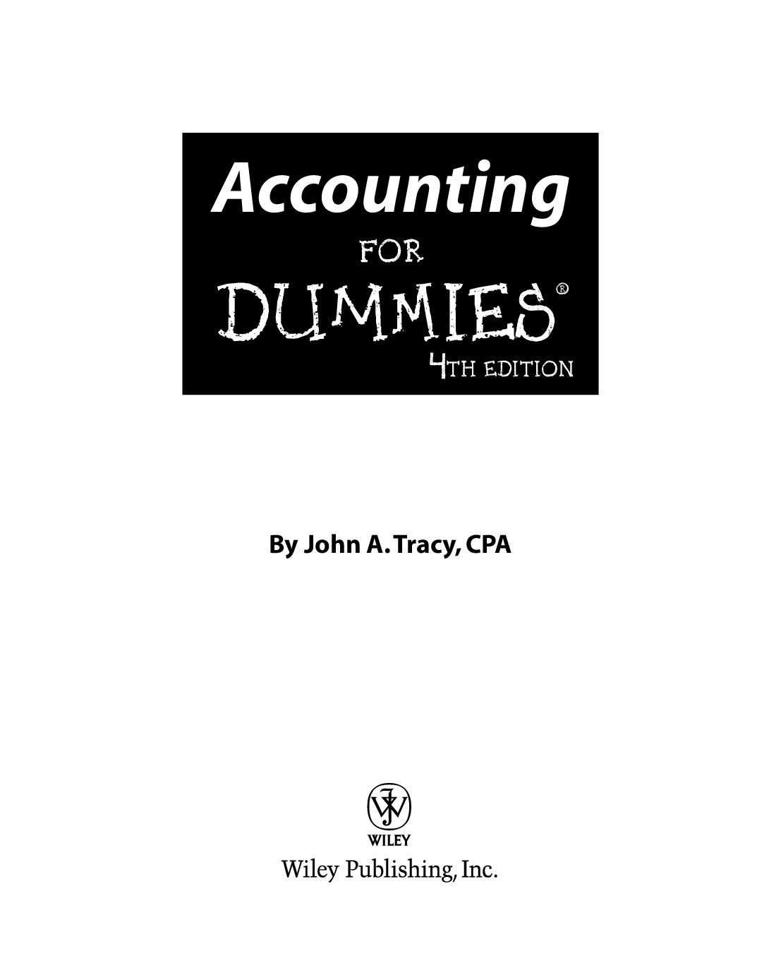 Accounting for Dummies - Dummies Guide
