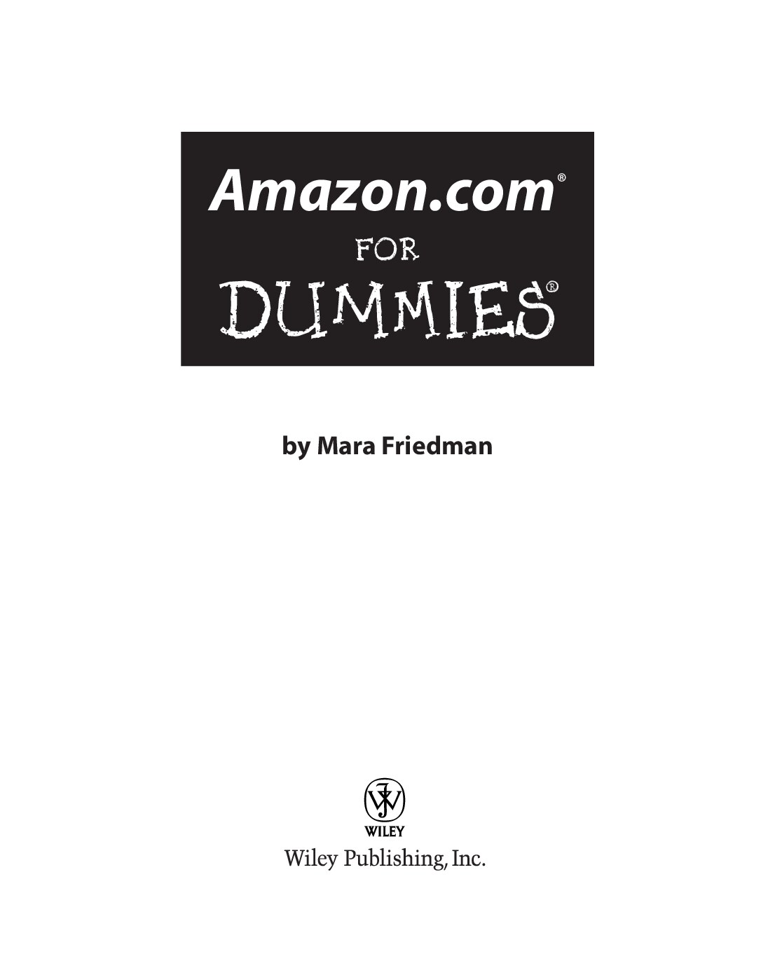 Amazon.com for Dummies