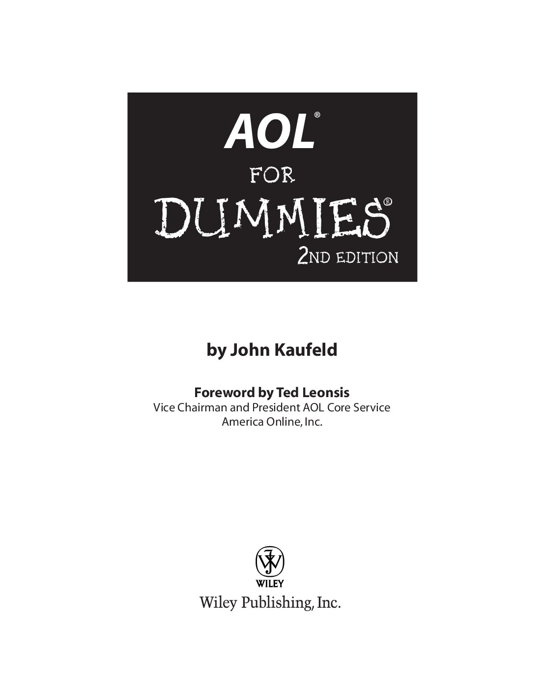 AOL For Dummies, 2nd Edition