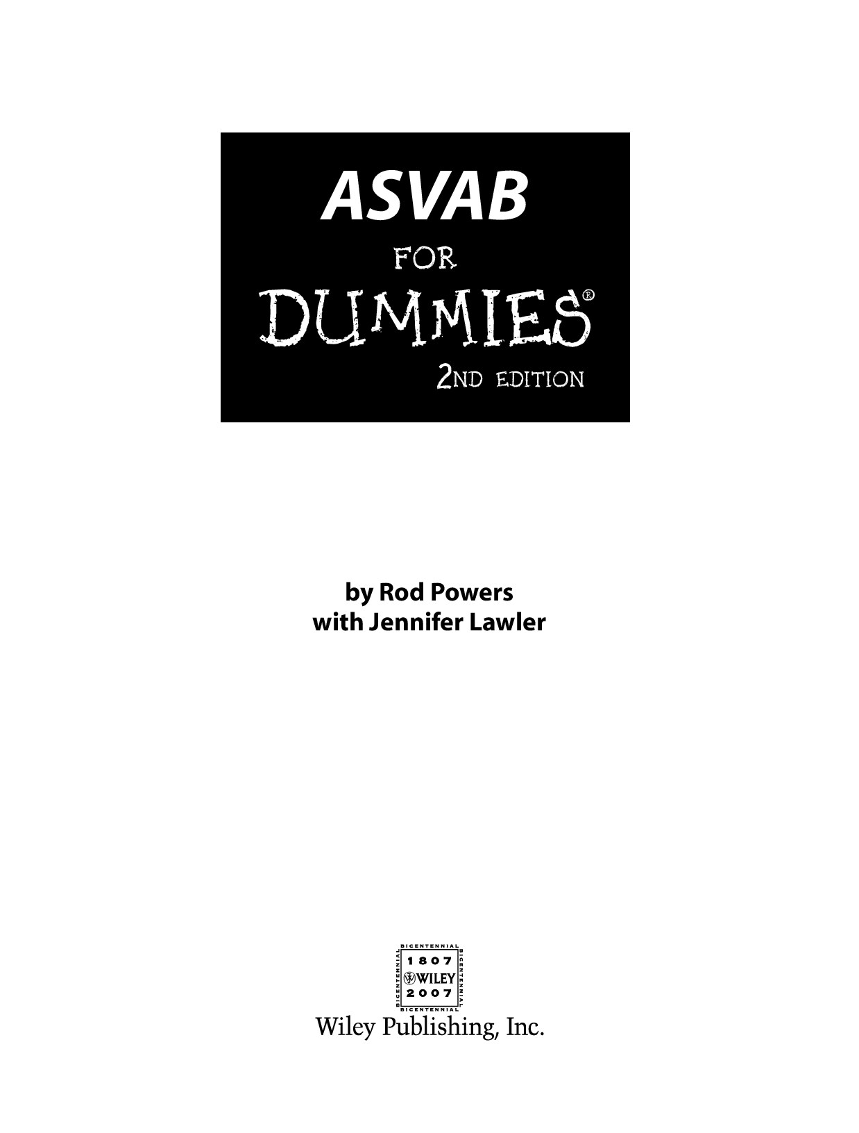 ASVAB for Dummies - Dummies Guide