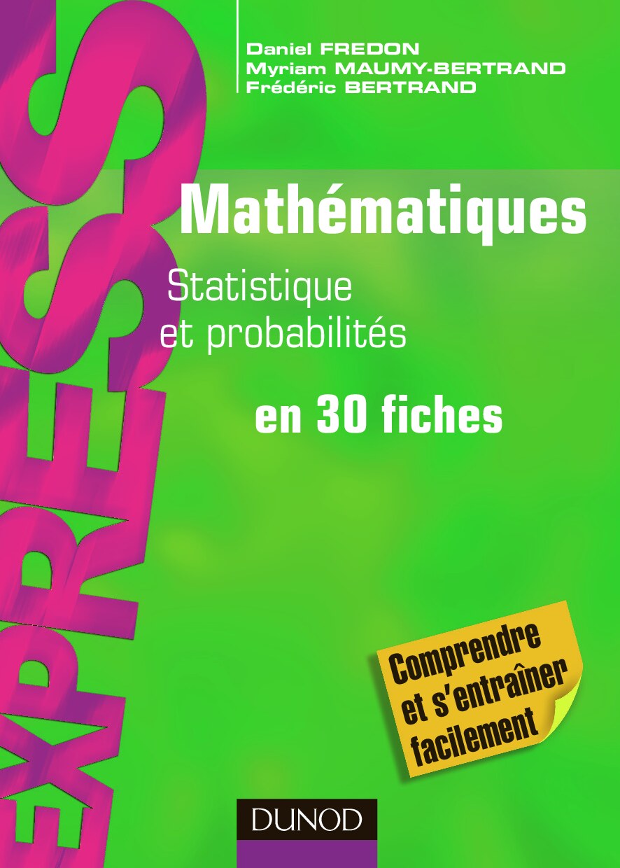 Mathématiques L1/L2 – Statistique et probabilités en 30 fiches