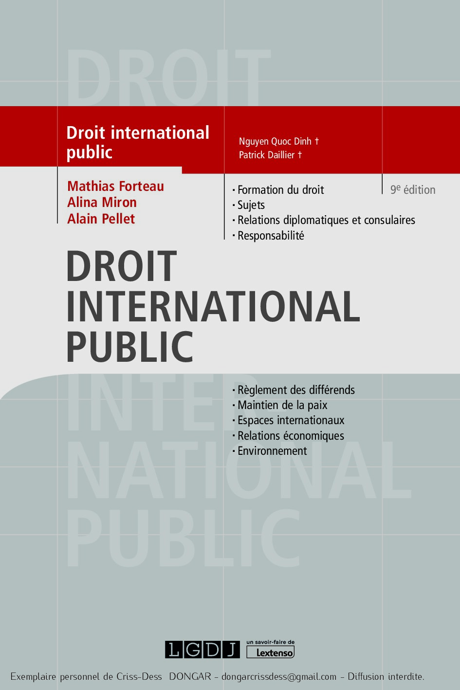 Droit international public