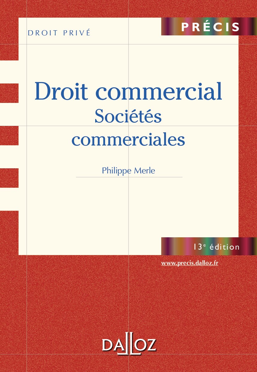Droit commercial Sociétés commerciales