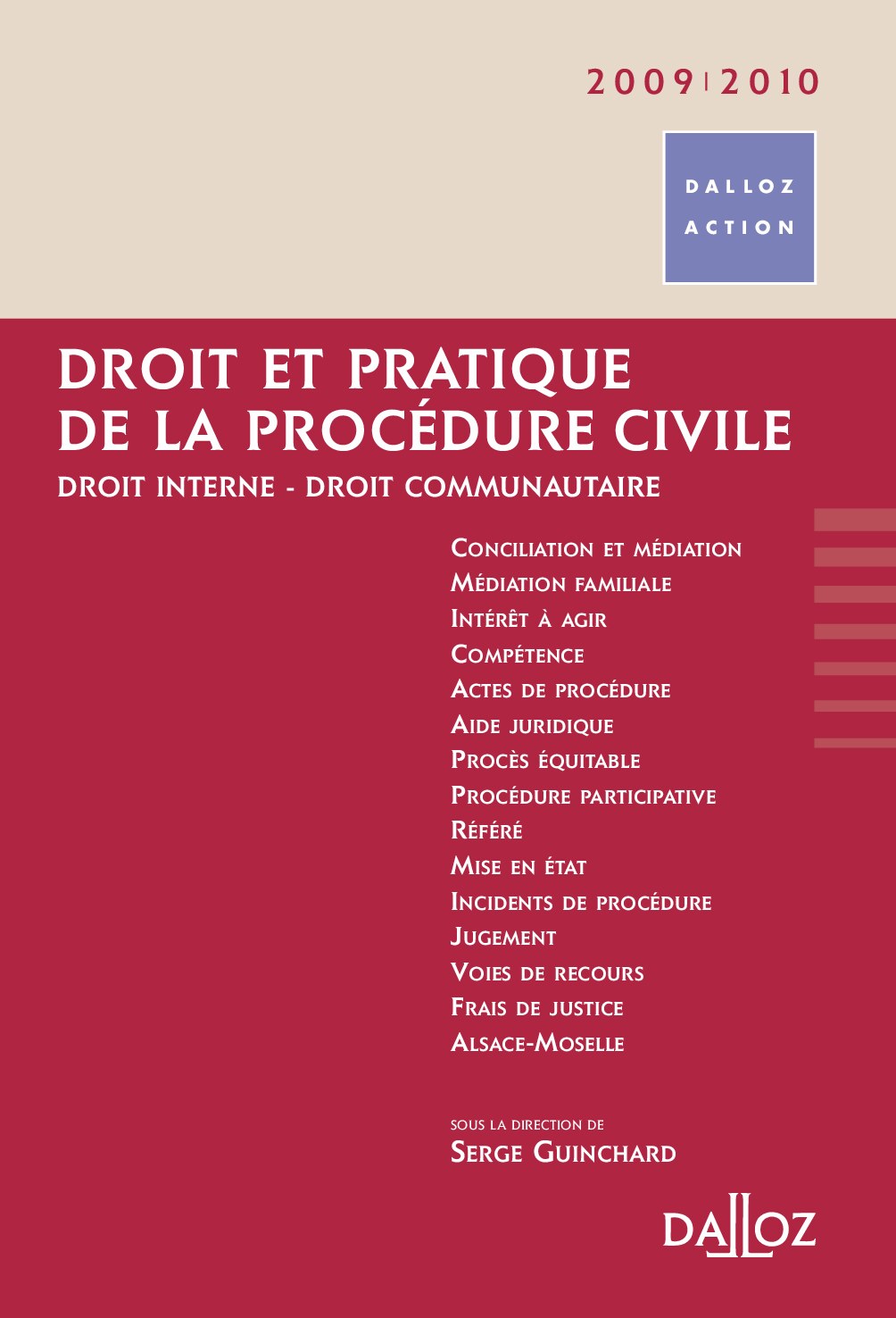 DROIT ET PRATIQUE DE LA PROCÉDURE CIVILE