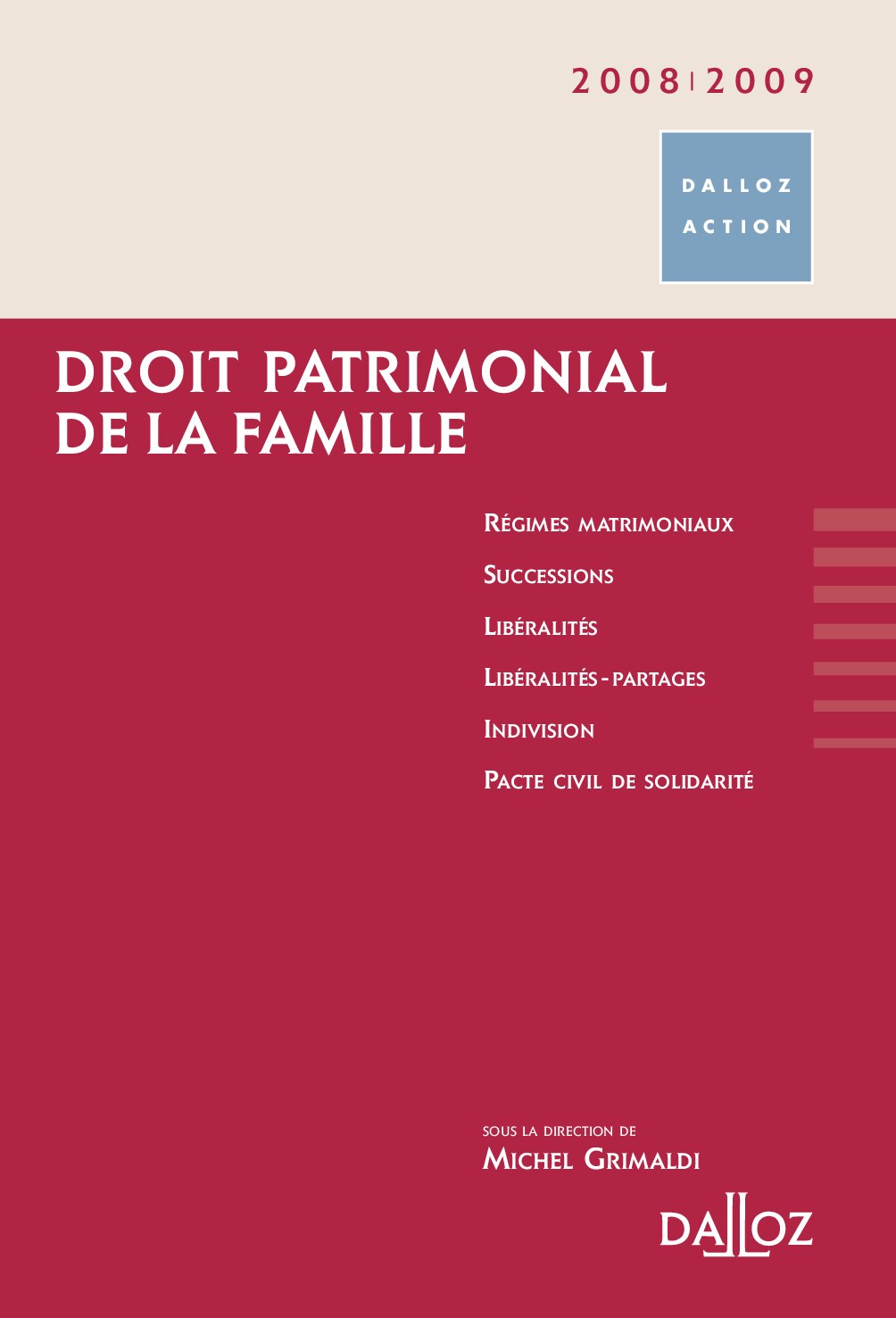 DROIT PATRIMONIAL DE LA FAMILLE