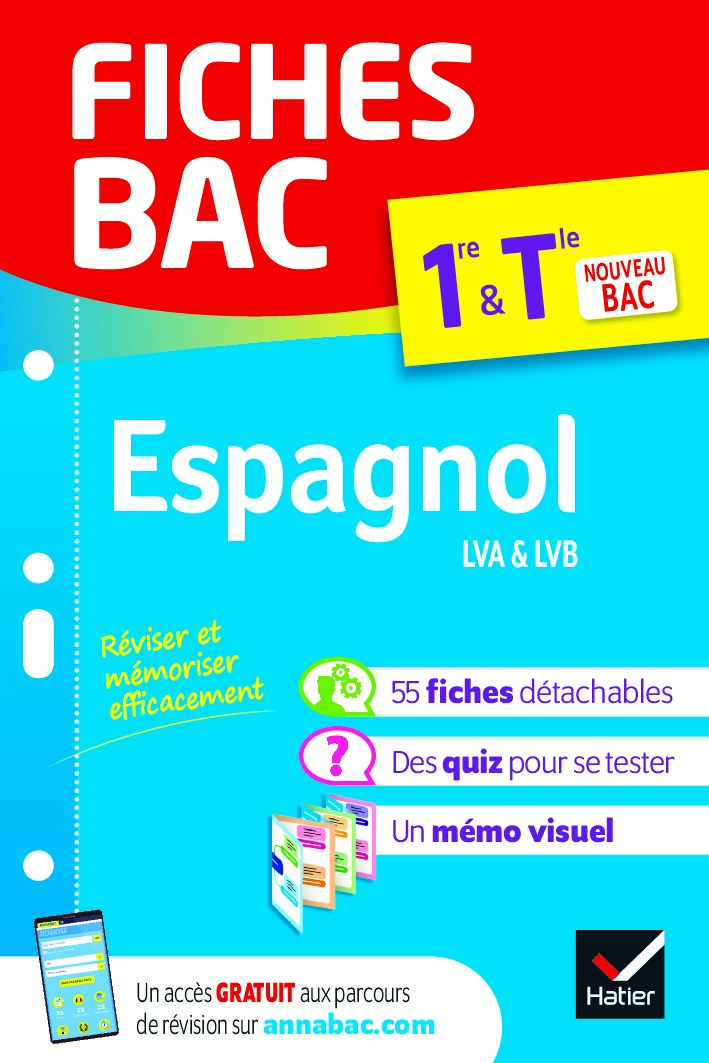 Fiches bac Espagnol 1re/Tle - Bac 2022 : nouveau programme (French Edition)