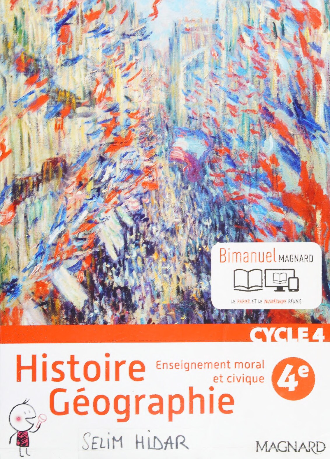Histoire géographie : enseignement moral et civique : 4e : programme 2016 