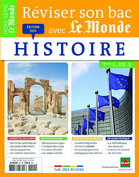 Histoire Terminale, séries L, ES, S (Rue - Inconnu
