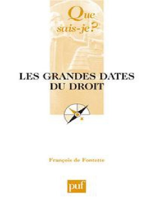 Les grandes dates du droit