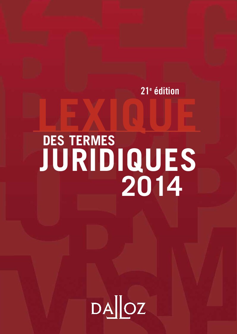 Lexique des termes juridiques