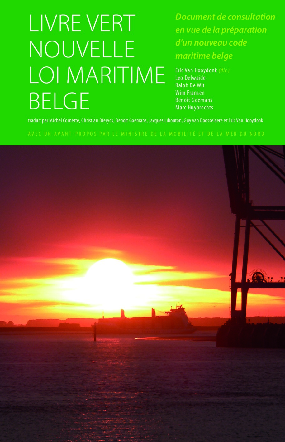 Livre vert nouvell loi maritime belge