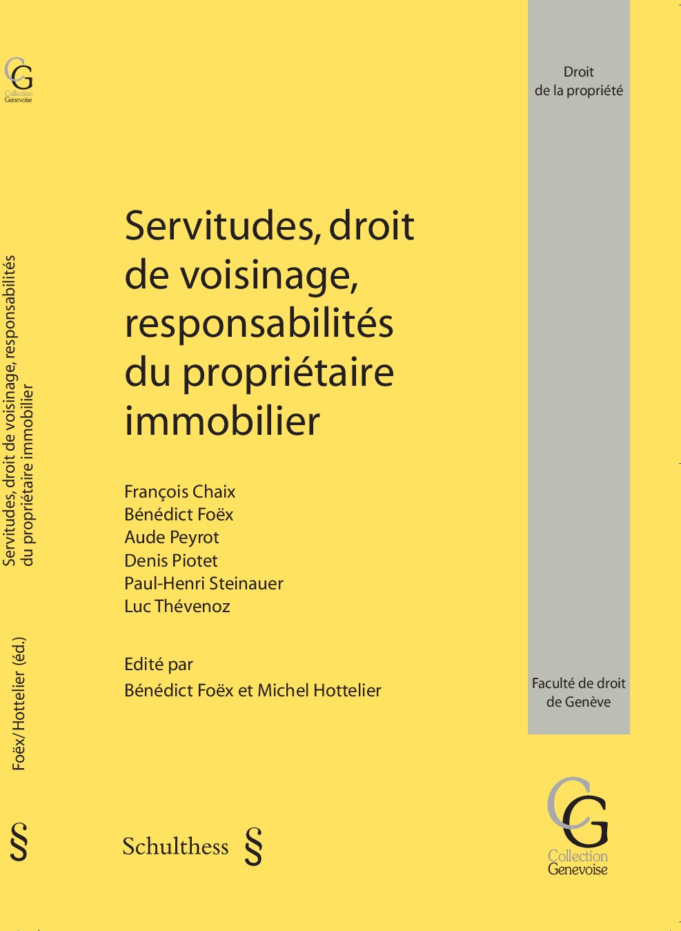 Servitudes , droit de voisinage, responsabilités du propriétaire immobilier