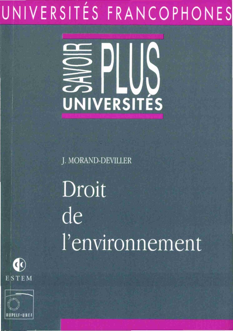 Droit de l'environnement